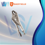 SHEFFIELD CR-V CURVED JAW LOCKING PLIERS ( 5''/ 7''/ 10'' )