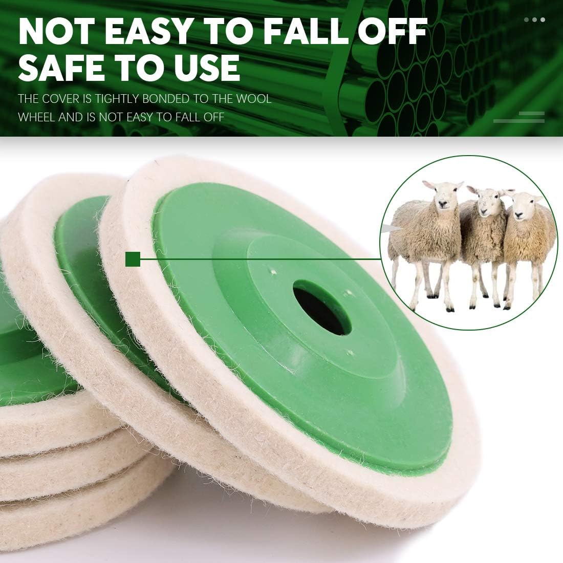 LAMB WOOL GRINDING DISC 4'' Sumwu Concept