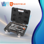 SHEFFIELD 24PCS 1/2" DR-6 POINTS WRENCH SOCKET TOOL SET