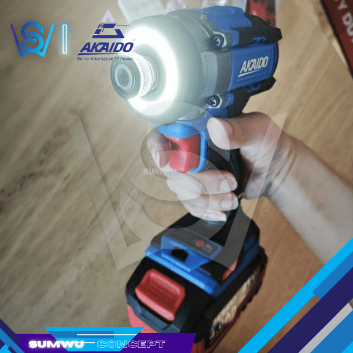 AKAIDO BRUSHLESS CORDLESS IMPACT DRIVER AKM9026BL - Image 4