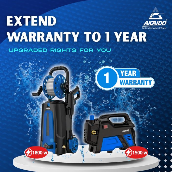 AKAIDO HIGH PRESSURE WASHER 1500W 110BAR APW33 - Image 2
