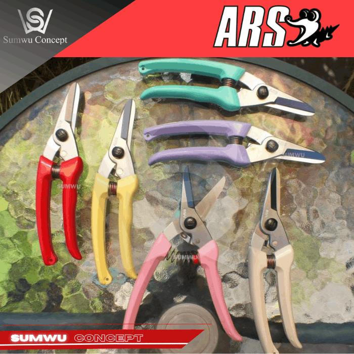 ARS 140DX STRAIGHT BLADE PRUNING SHEARS 185MM - Image 2
