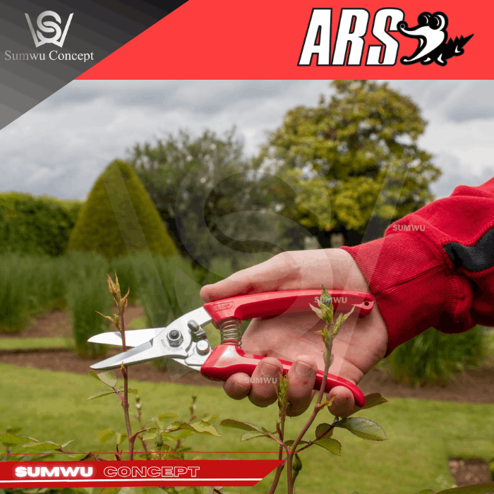 ARS 140DX STRAIGHT BLADE PRUNING SHEARS 185MM - Image 3