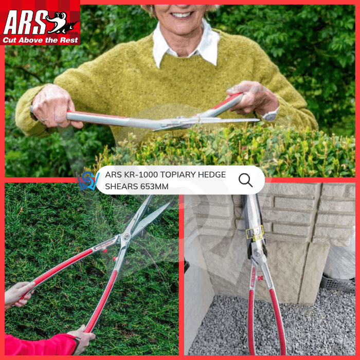 ARS KR-1000 TOPIARY HEDGE SHEARS 653MM - Image 7