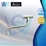 WALL MOUNTED LONG ABLUTION ISLAM TAP BIB BRASS CHROME