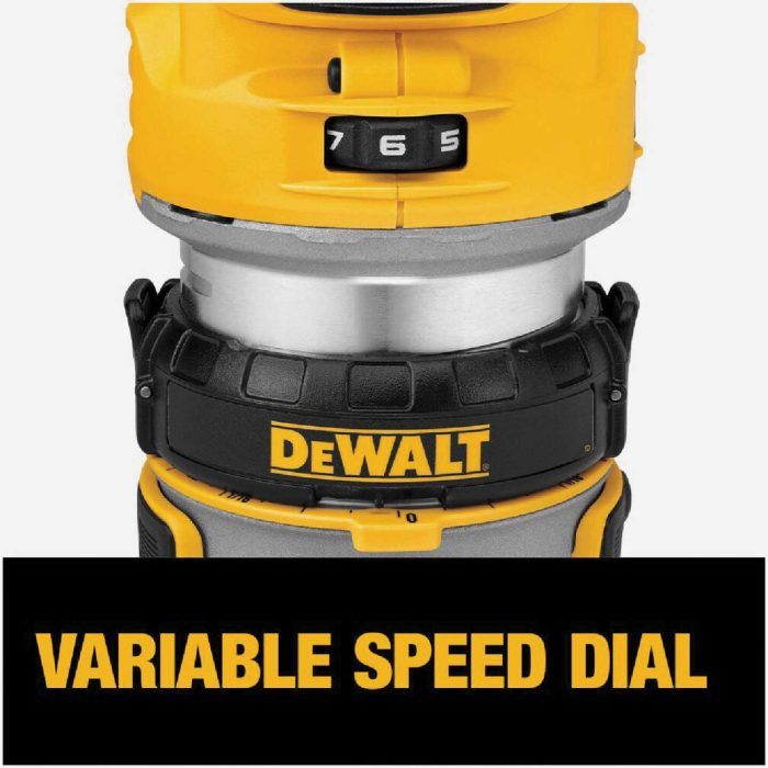 DEWALT 18V XR DCW600N-XJ BRUSHLESS 8MM COMPACT ROUTER - Image 5
