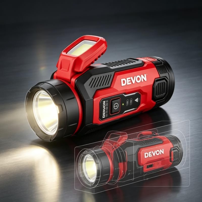 DEVON 5550-LI-12 12V 120° ROTATABLE 300 LUMENS LED WORKLIGHT - Image 9