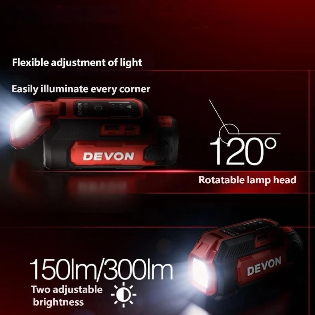 DEVON 5550-LI-12 12V 120° ROTATABLE 300 LUMENS LED WORKLIGHT - Image 4