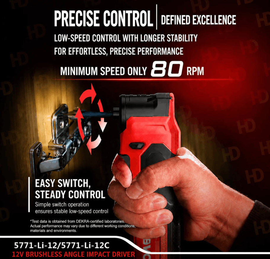 DEVON 5771-LI-12 12V CORDLESS RIGHT ANGLE IMPACT DRIVER - Image 8
