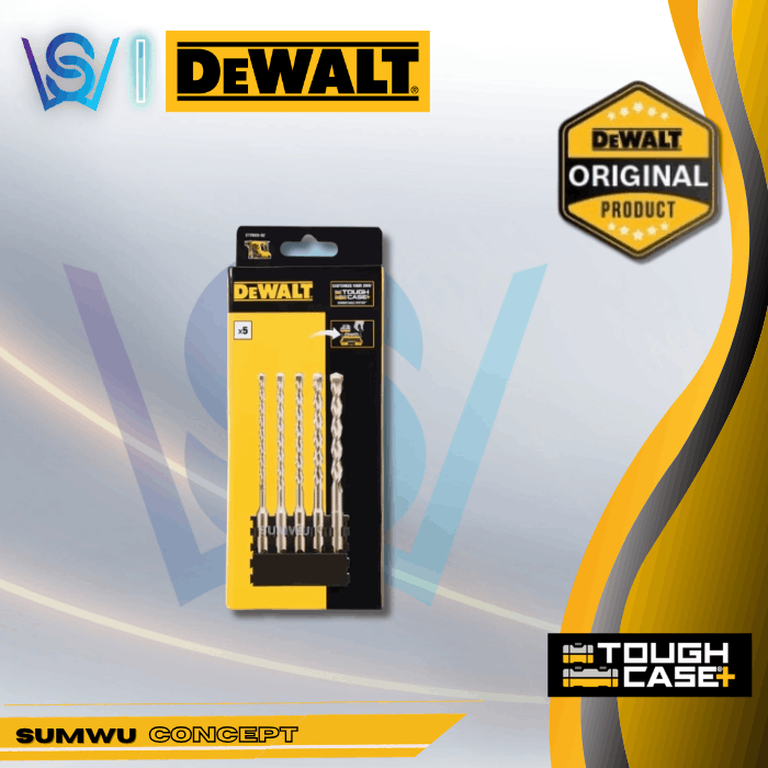 DEWALT DT70835 5PCS SDS PLUS SHANK MASONRY DRILL BIT SET - Image 2