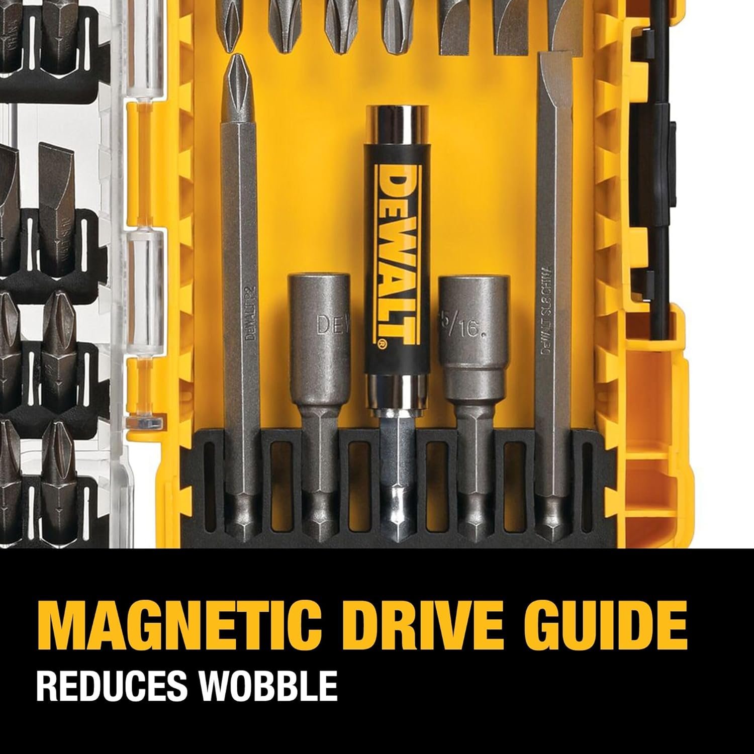 DEWALT DW2166 45PC SCREWDRIVING BIT SET W/TOUGHCASE+ SYSTEM - Image 5