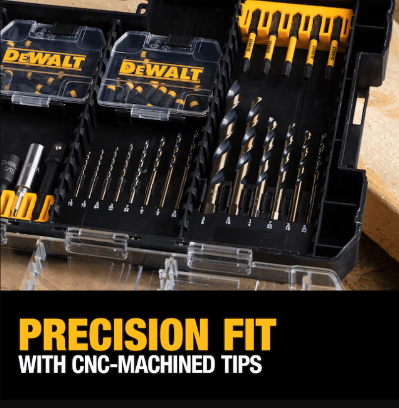 DEWALT DWANGFT100SET FLEXTORQ 100PC IMPACT READY SCREWDRIVING BIT SET W/TOUGHCASE+ SYSTEM - Image 6