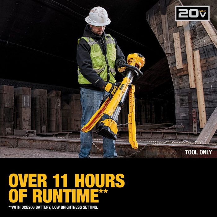 DEWALT 20V XR DCL079 CORDLESS LED TRIPOD LIGHT - Image 10