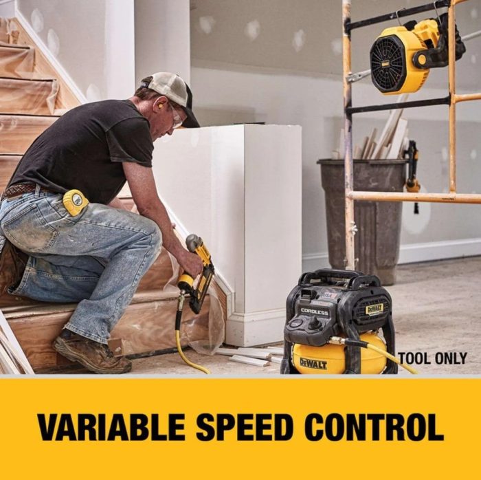 DEWALT 18V DCE512N CORDLESS JOBSITE FAN - Image 4