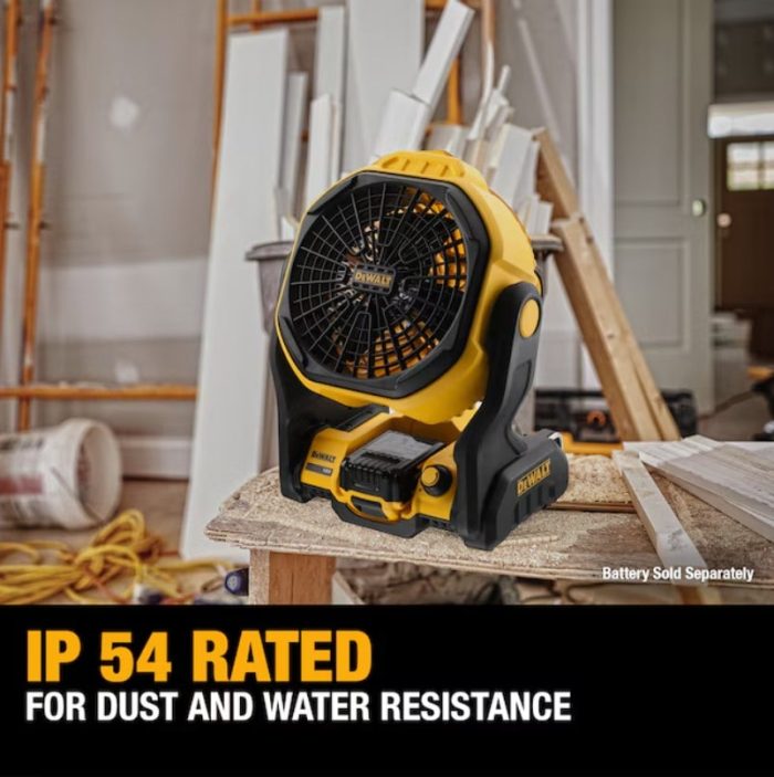 DEWALT 18V DCE512N CORDLESS JOBSITE FAN - Image 5