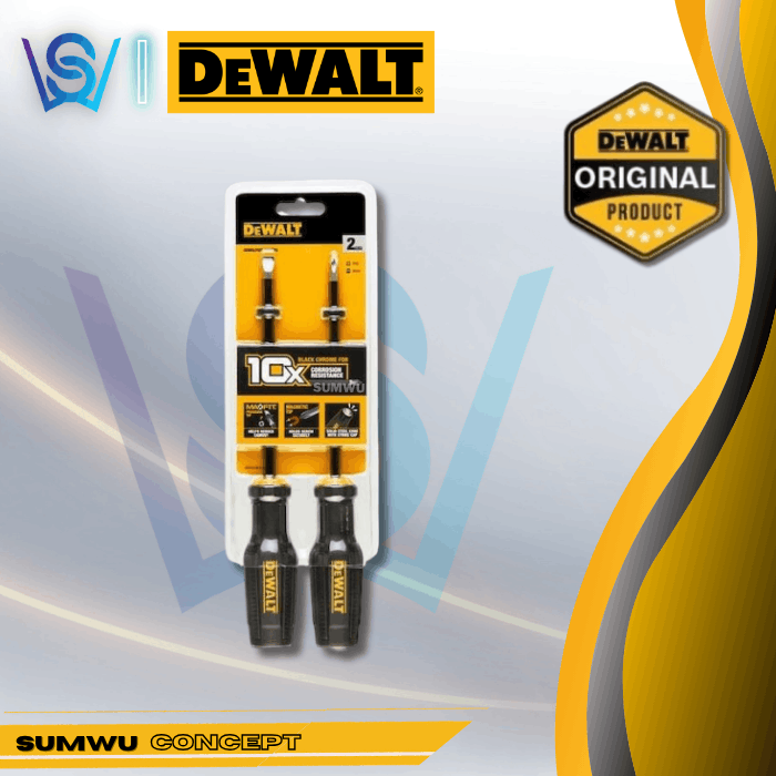 DEWALT DWHT65100 TOUGHSERIES 2PC DEMOLITION SCREWDRIVER SET - Image 2