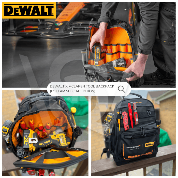 DEWALT X MCLAREN DWST60122 TOOL BACKPACK (F1 TEAM SPECIAL EDITION) - Image 11