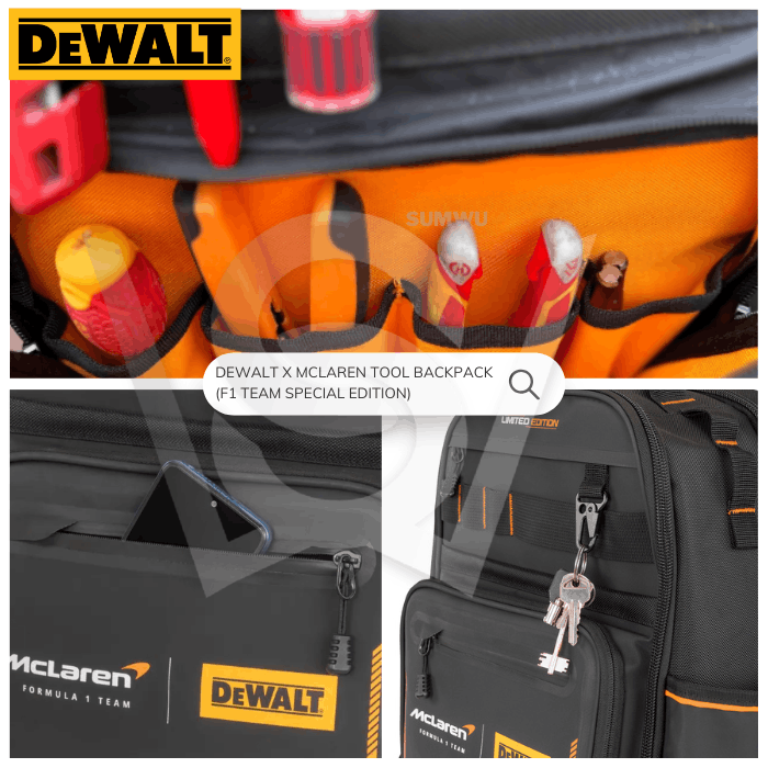 DEWALT X MCLAREN DWST60122 TOOL BACKPACK (F1 TEAM SPECIAL EDITION) - Image 12