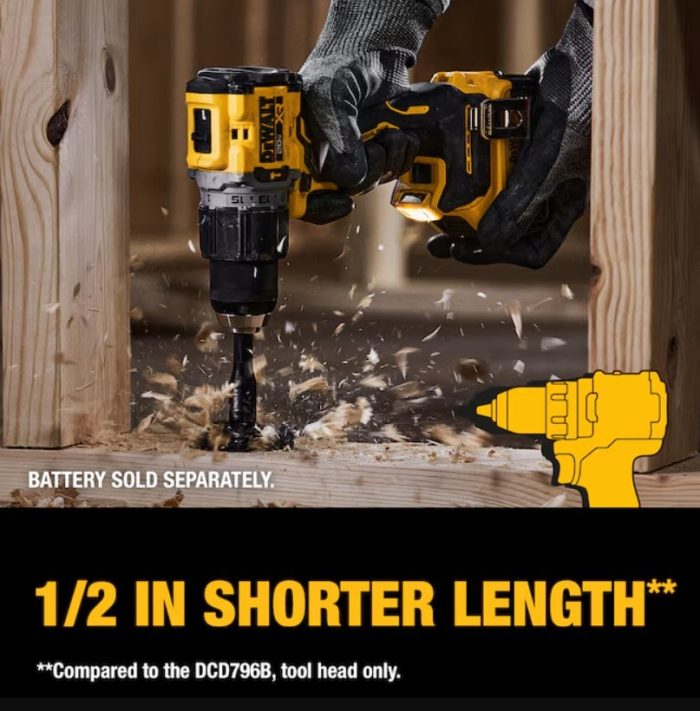 DEWALT 20V MAX DCD805M2T 13MM HAMMER DRILL DRIVER - Image 7