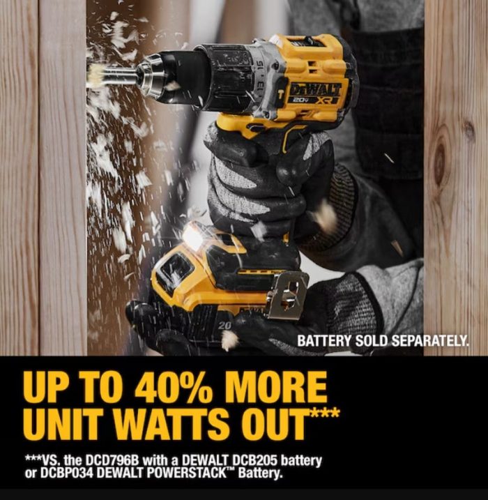 DEWALT 20V MAX DCD805M2T 13MM HAMMER DRILL DRIVER - Image 8