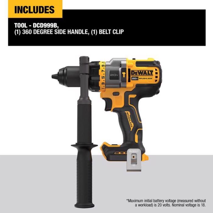 DEWALT 20V MAX DCD999N FVA HAMMER DRILL - Image 3