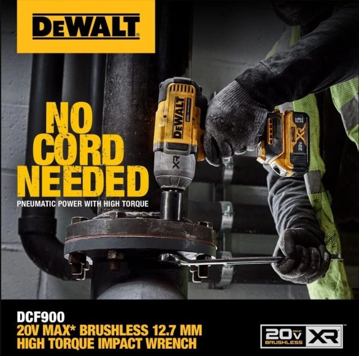 DEWALT 20V MAX XR DCF900P2T HIGH TORQUE 1/2" IMPACT WRENCH - Image 2