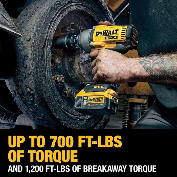 DEWALT 20V MAX XR DCF900P2T HIGH TORQUE 1/2" IMPACT WRENCH - Image 4