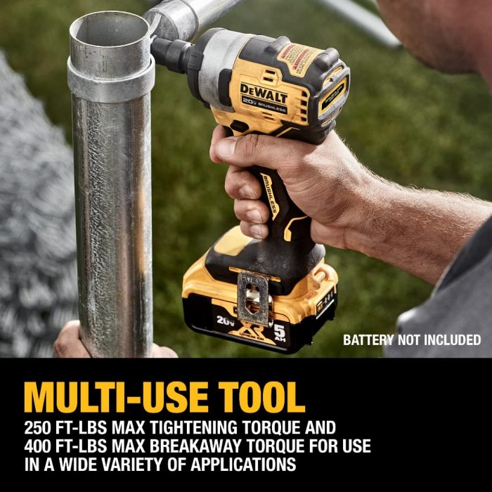 DEWALT 20V MAX DCF911N BRUSHLESS 1/2" COMPACT IMPACT WRENCH - Image 3