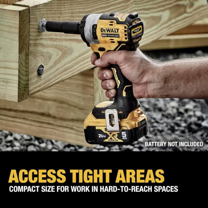 DEWALT 20V MAX DCF911N BRUSHLESS 1/2" COMPACT IMPACT WRENCH - Image 4