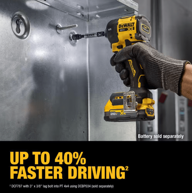 DEWALT 20V MAX DCF870D ATOMIC BRUSHLESS HYDRAULIC IMPACT DRIVER - Image 3