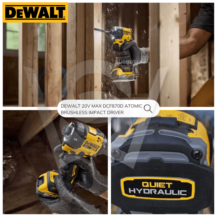 DEWALT 20V MAX DCF870D ATOMIC BRUSHLESS HYDRAULIC IMPACT DRIVER - Image 7