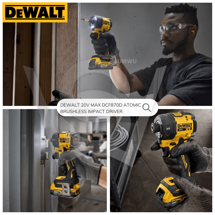 DEWALT 20V MAX DCF870D ATOMIC BRUSHLESS HYDRAULIC IMPACT DRIVER - Image 8