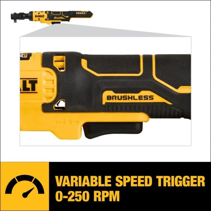 DEWALT 18V DCF512N CORDLESS BRUSHLESS 1/2" RATCHET - Image 7