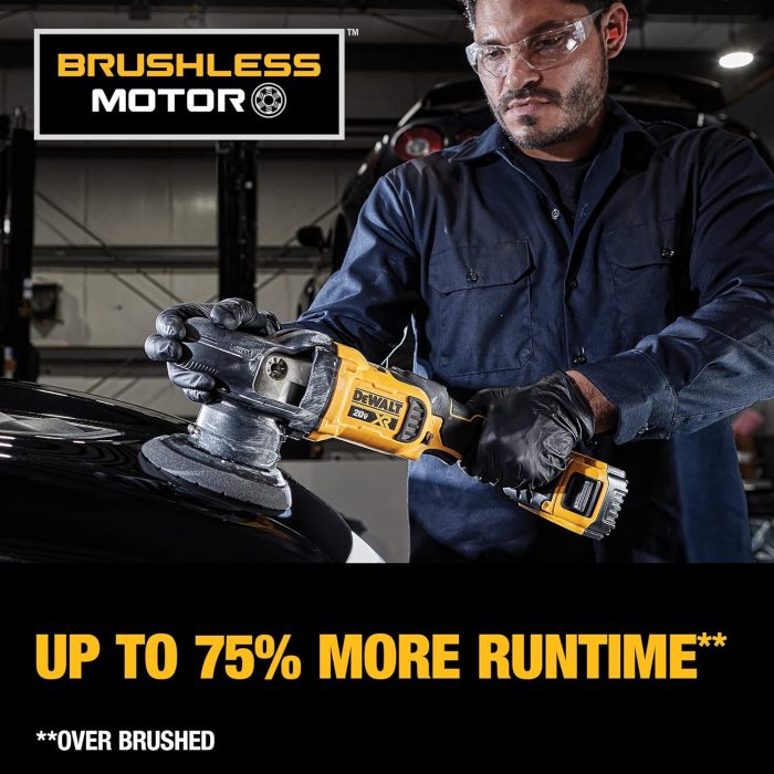 DEWALT 20V DCM849N CORDLESS BRUSHLESS 180MM (7") POLISHER - Image 3