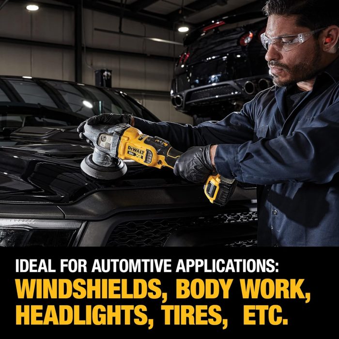 DEWALT 20V DCM849N CORDLESS BRUSHLESS 180MM (7") POLISHER - Image 4
