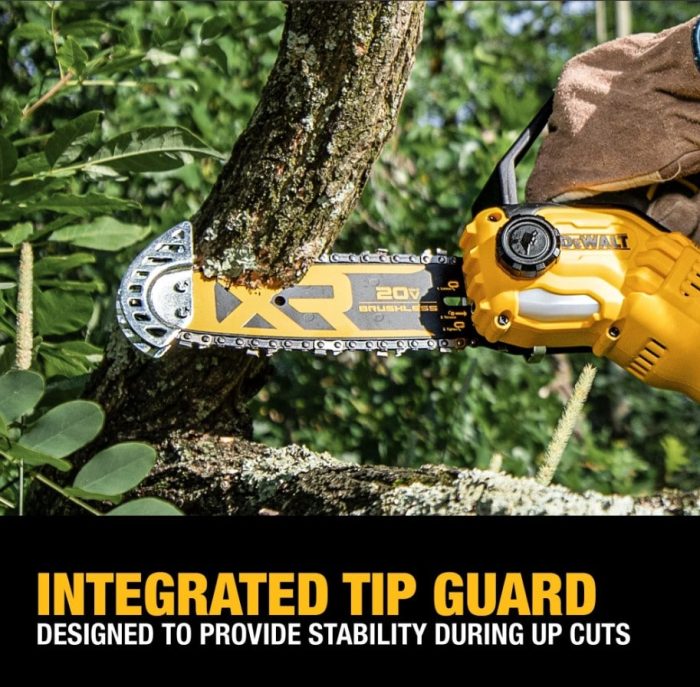 DEWALT 20V XR DCMPS520N BRUSHLESS 200MM (8") PRUNING CHAINSAW - Image 9