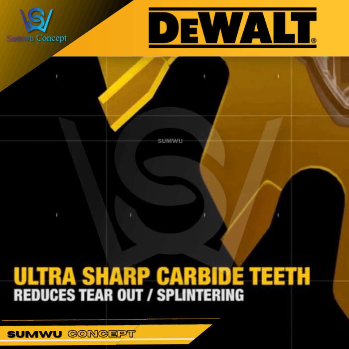 DEWALT DT10624 / DT10640 ELITE SERIES CIRCULAR SAW BLADE 165MM X 20MM X 24T / 40T - Image 7