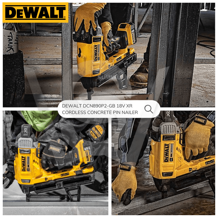 DEWALT DCN890P2-GB 18V XR CORDLESS CONCRETE PIN NAILER KIT SET - Image 10