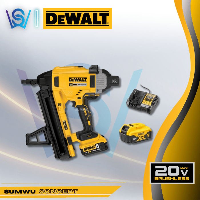 DEWALT DCN890P2-GB 18V XR CORDLESS CONCRETE PIN NAILER KIT SET - Image 2