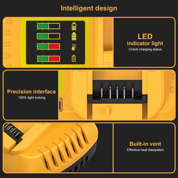 DEWALT DCB118 20V/60V FLEXVOLT 8AMP FAST CHARGER - Image 6