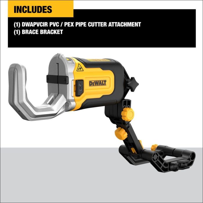 DEWALT DWAPVCIR IMPACT CONNECT™ PVC/PEX PIPE CUTTER ATTACHMENT - Image 4