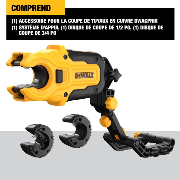 DEWALT DWACPRIR IMPACT CONNECT™ COPPER PIPE CUTTER ATTACHMENT - Image 2