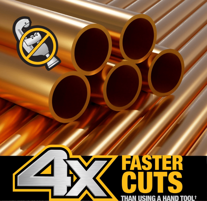 DEWALT DWACPRIR IMPACT CONNECT™ COPPER PIPE CUTTER ATTACHMENT - Image 5