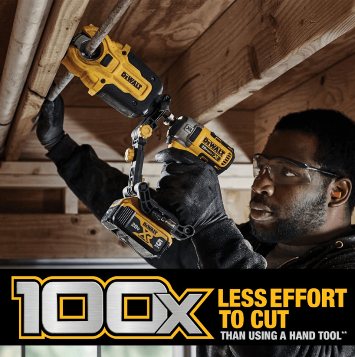 DEWALT DWACPRIR IMPACT CONNECT™ COPPER PIPE CUTTER ATTACHMENT - Image 3