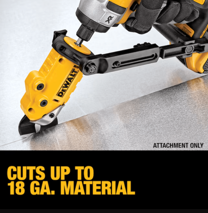 DEWALT DT70620-QZ EXTREME 18GA IMPACT SHEAR ATTACHMENT - Image 3