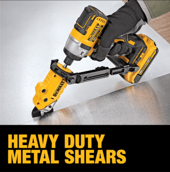 DEWALT DT70620-QZ EXTREME 18GA IMPACT SHEAR ATTACHMENT - Image 4