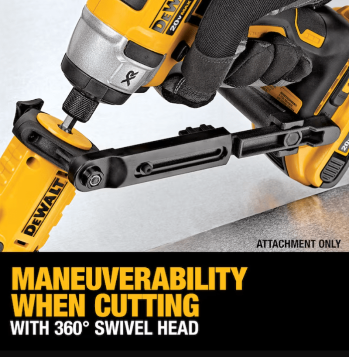 DEWALT DT70620-QZ EXTREME 18GA IMPACT SHEAR ATTACHMENT - Image 5