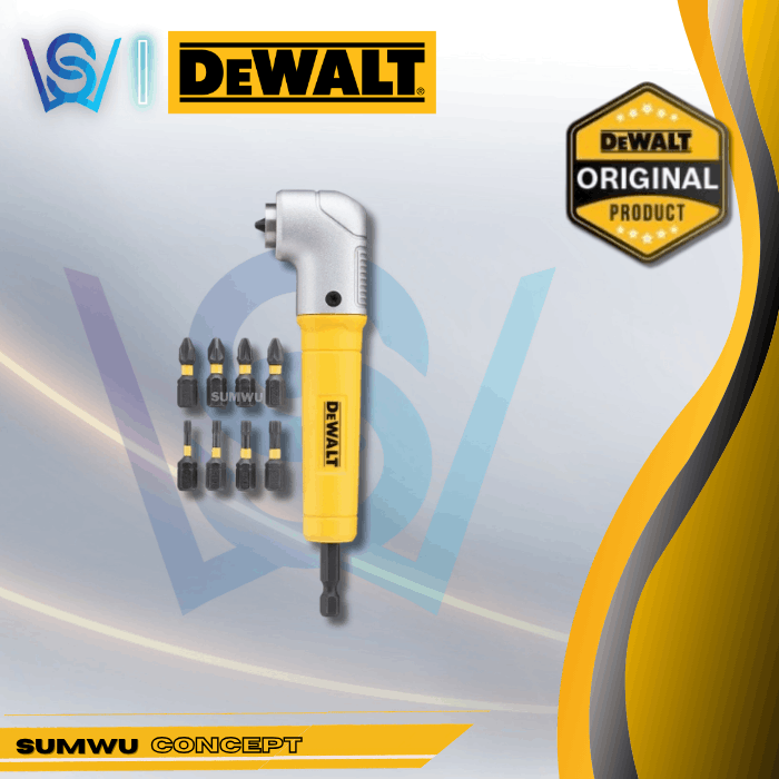 DEWALT DT71517T 90° RIGHT ANGLE ATTACHMENT 10 PIECES SET