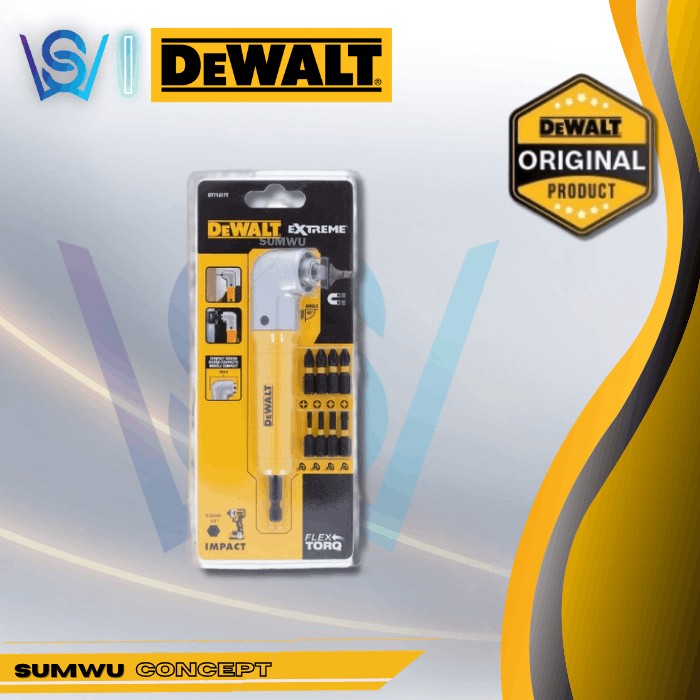 DEWALT DT71517T 90° RIGHT ANGLE ATTACHMENT 10 PIECES SET - Image 2