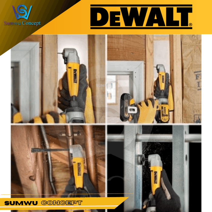 DEWALT DT71517T 90° RIGHT ANGLE ATTACHMENT 10 PIECES SET - Image 4